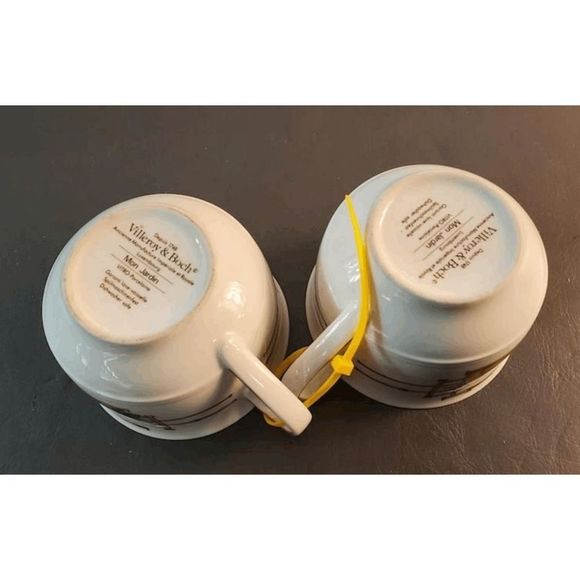 Villeroy & Boch Mon Jardin Flat Demitasse Fruit Tea Cup Set - Picture 7 of 12